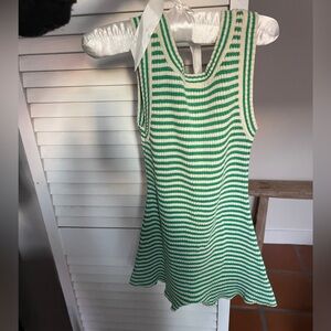 Millk playsuit romper striped cotton knit playsuit size 3 years fit small